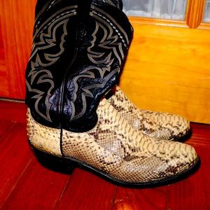 Lucchese Snakeskin Boots for Men